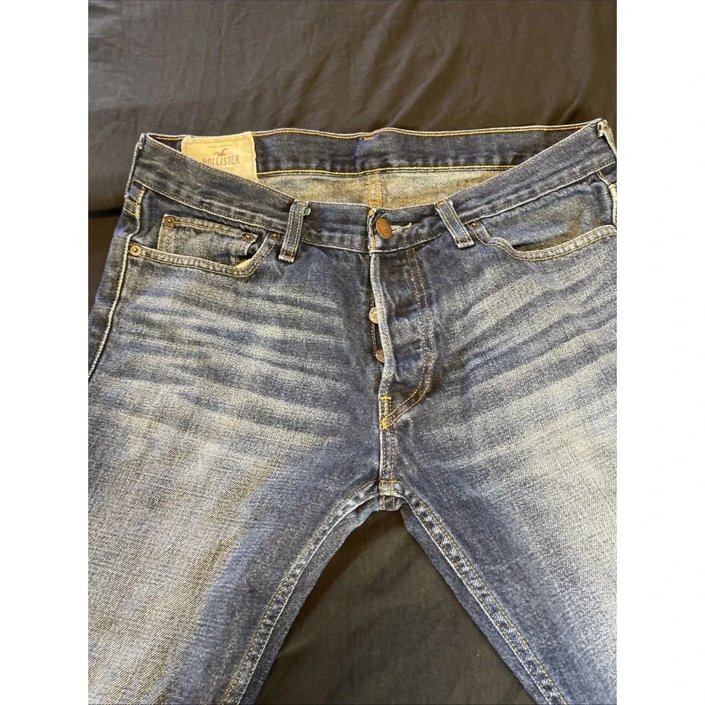 Holister Men Jeans Size 34x31 Blue